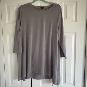 Coco + Carmen Oversized Minimalist Tunic Women Large/X-Large | Soft Gray